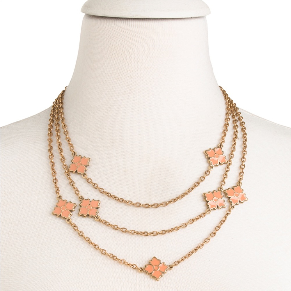 Patricia Nash Triple Chain Station Necklace